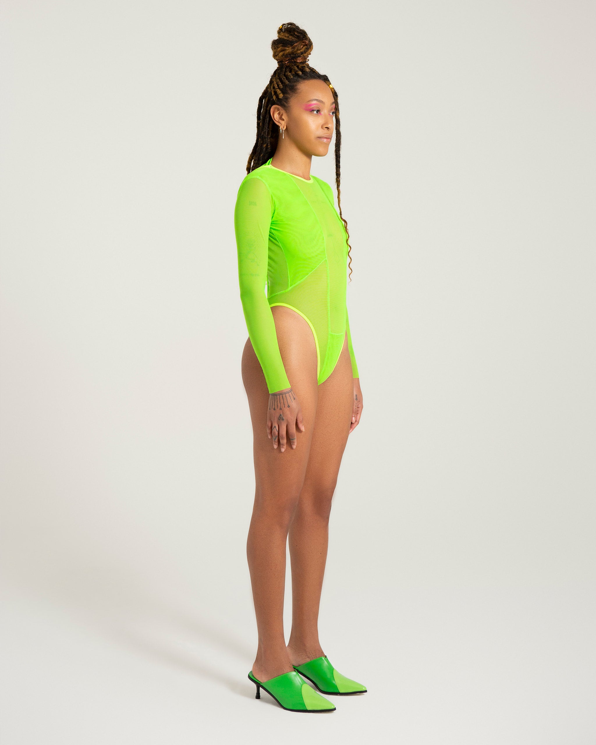 Neon Green Bodysuit, SAGA NYC